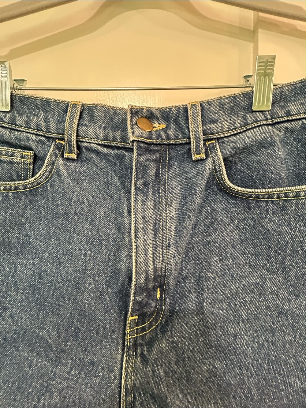 Vintage American Apparel High Waisted Denim Shorts Size 29 - Picture 4 of 8